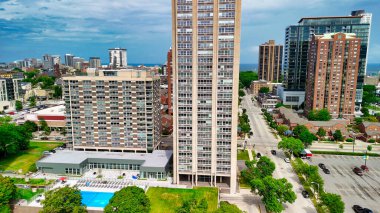 Yazın Milwaukee 'nin hava manzarası.