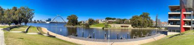 Batı Avustralya, Perth 'teki Mardalup Park panoramik manzarası.