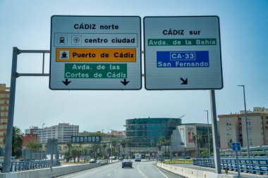 Cadiz, İspanya - 8 Nisan 2023: Cadiz Endülüs, İspanya.