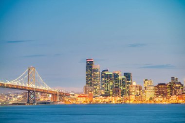 San Francisco Geceleri gökyüzü, California.