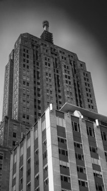 Michigan Bulvarı boyunca gökdelenler Güzel bir yaz günü, Chicago.