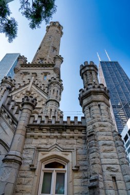 Chicago Su Kulesi Bir yaz gününde.