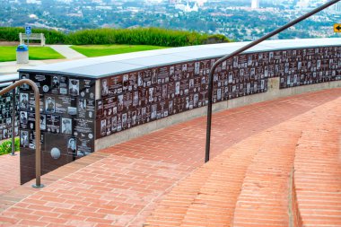 San Diego - 28 Temmuz 2017: Mount Soledad Memorial Park, San Diego.