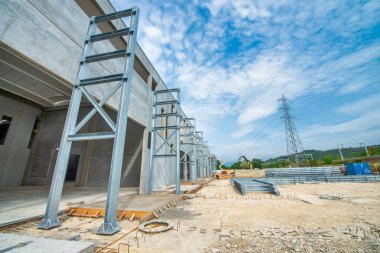 Yeni Endüstriyel Tesis İnşaat Alanına Şekil Veriyor.