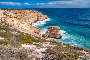 Kalbarri Castle Cove in Kalbarri National Park. clipart