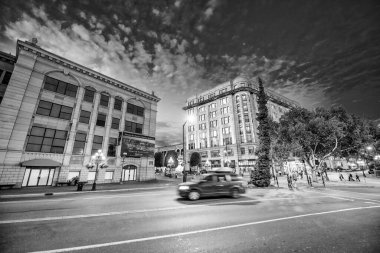 Vancouver Adası, Kanada - 14 Ağustos 2017: Victoria Binaları.