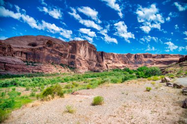 Goose Island Trail along Colorado River in Moab.