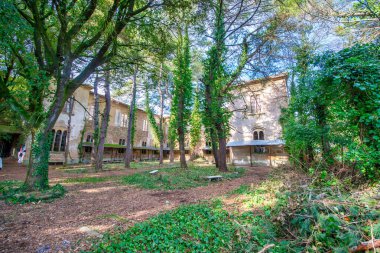 Exploring the Abandoned Volterra Asylum: A Haunting Look into Its Forgotten History. clipart