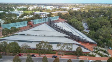 Dünya Savaşı 'nın en önemli unsurlarından biri olan Joondalup Kampüsü' nün çarpıcı hava perspektifi.