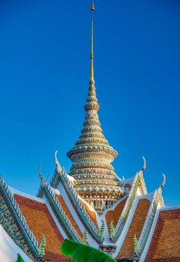 Wat Arun tapınağı, Bangkok, Tayland, gün batımında..