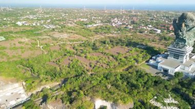 Endonezya, Bali 'deki Patung Garuda Wisnu Kencana' nın inanılmaz hava manzarası