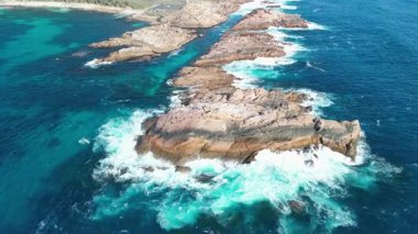 Kanal Kayalıkları 'nın sahil şeridi, Yallingup, Margaret Nehri Bölgesi 