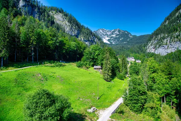 Hallstatt şehri ve sakin gölü Avusturya Alplerine büyüleyici ve huzurlu bir kaçış sunuyor..