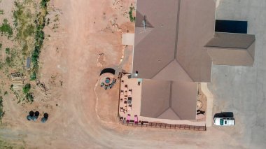 Torrey havadan görünümü, Utah kırsal.