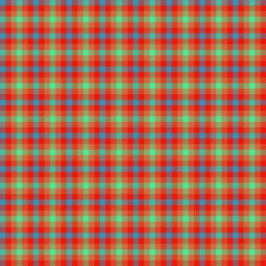 Dekoratif tartan karo desen çizimi