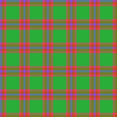 Dekoratif tartan karo desen çizimi