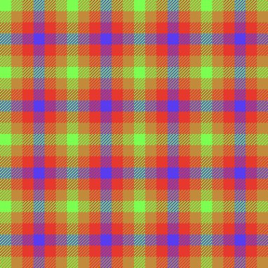 Dekoratif tartan karo desen çizimi