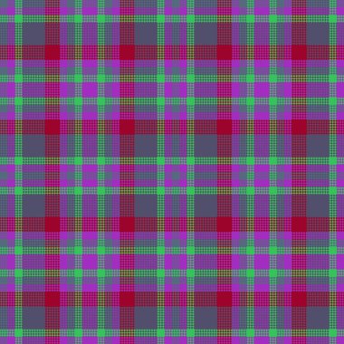 Dekoratif tartan karo desen çizimi