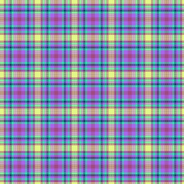 Dekoratif tartan karo desen çizimi