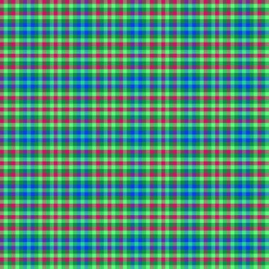 Dekoratif tartan karo desen çizimi