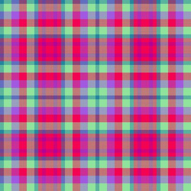 Dekoratif tartan karo desen çizimi