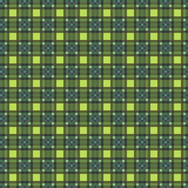 Dekoratif tartan karo desen çizimi