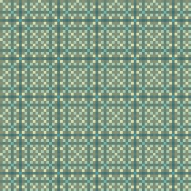 Dekoratif tartan karo desen çizimi