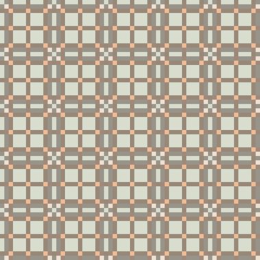 Dekoratif tartan karo desen çizimi