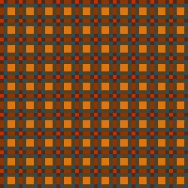 Dekoratif tartan karo desen çizimi