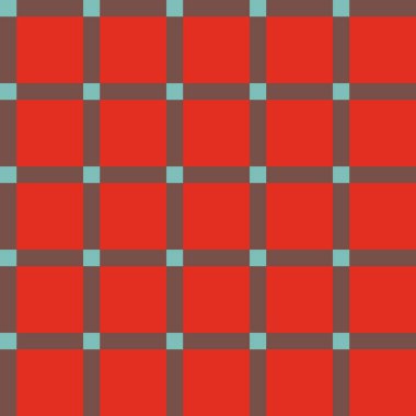 Dekoratif tartan karo desen çizimi