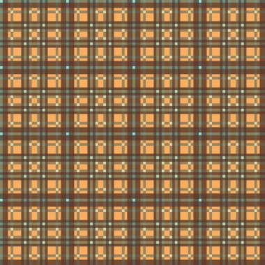 Dekoratif tartan karo desen çizimi