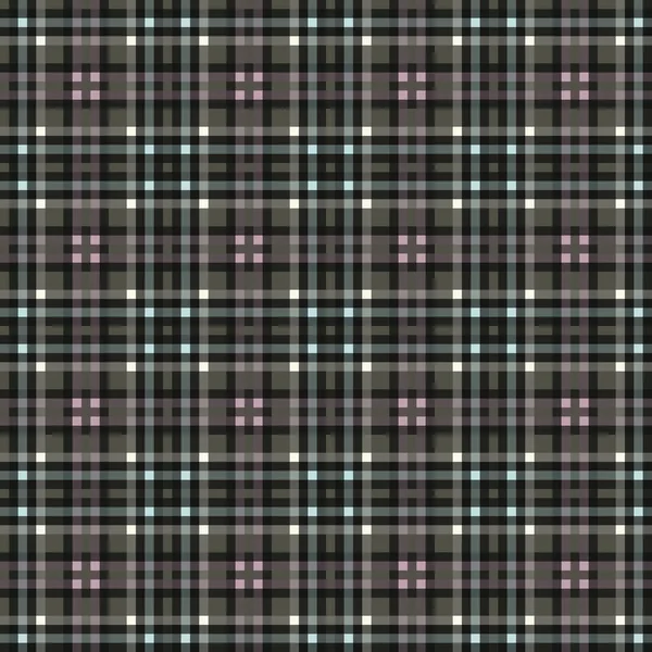 Dekorative Tartan Karierte Fliesen Muster Illustration — Stockvektor