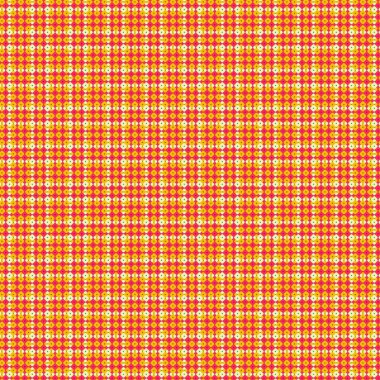 Dekoratif tartan karo desen çizimi