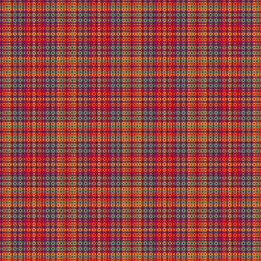 Dekoratif tartan karo desen çizimi