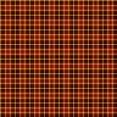 Dekoratif tartan karo desen çizimi