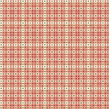 Dekoratif tartan karo desen çizimi