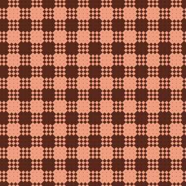 Dekoratif tartan karo desen çizimi