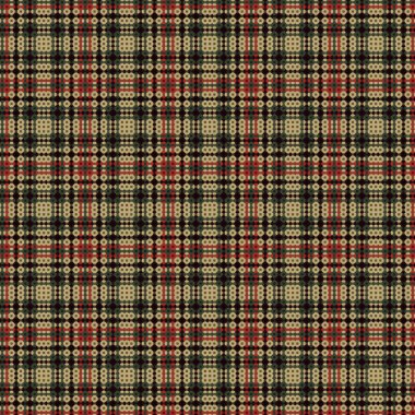 Dekoratif tartan karo desen çizimi