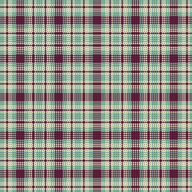 Dekoratif tartan karo desen çizimi