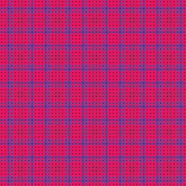 Dekoratif tartan karo desen çizimi