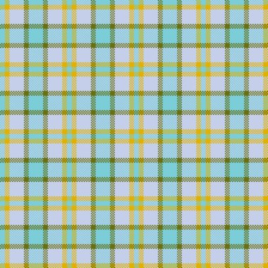 Dekoratif tartan karo desen çizimi