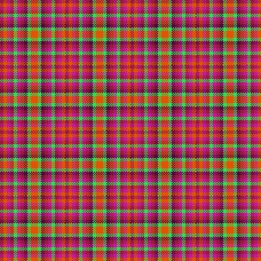 Dekoratif tartan karo desen çizimi