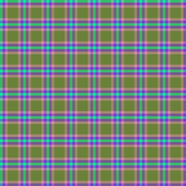 Dekoratif tartan karo desen çizimi