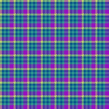 Dekoratif tartan karo desen çizimi