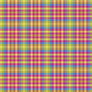 Dekoratif tartan karo desen çizimi