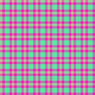 Dekoratif tartan karo desen çizimi