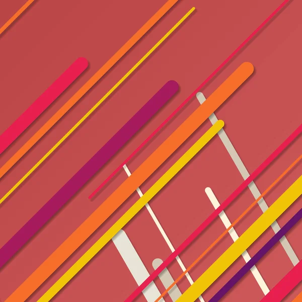 stock vector Random Color flowing stripe lines illustration