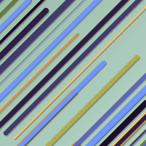 Ilustración Líneas Franja Flujo Color Aleatorio — Archivo Imágenes Vectoriales