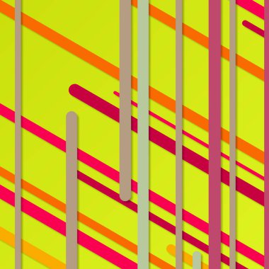 Rastgele Renk akış çizgileri resimlemesi