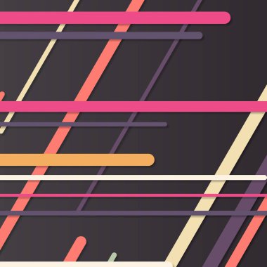 Rastgele Renk akış çizgileri resimlemesi